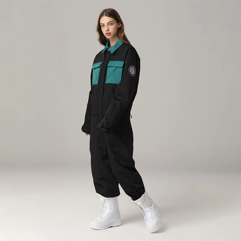Women's Searipe Winter Foundation One Piece Snowsuits Ski Jumpsuit - Image 5