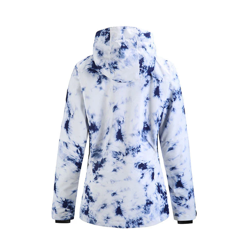 Women's SMN Mountain Fortune Colorful Print Snowboard Jacket - Image 15