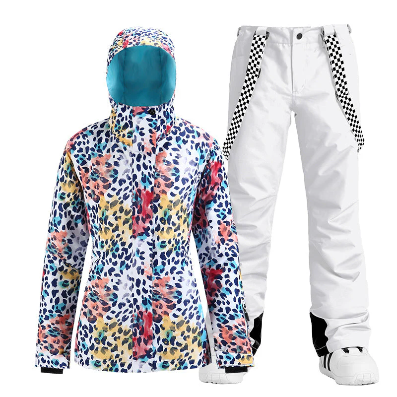 Women's SMN  Winter Forest Two Piece Snowsuits Snow Jacket & Pants Set - Image 2