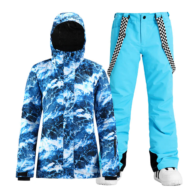 Women's SMN  Winter Forest Two Piece Snowsuits Snow Jacket & Pants Set - Image 4
