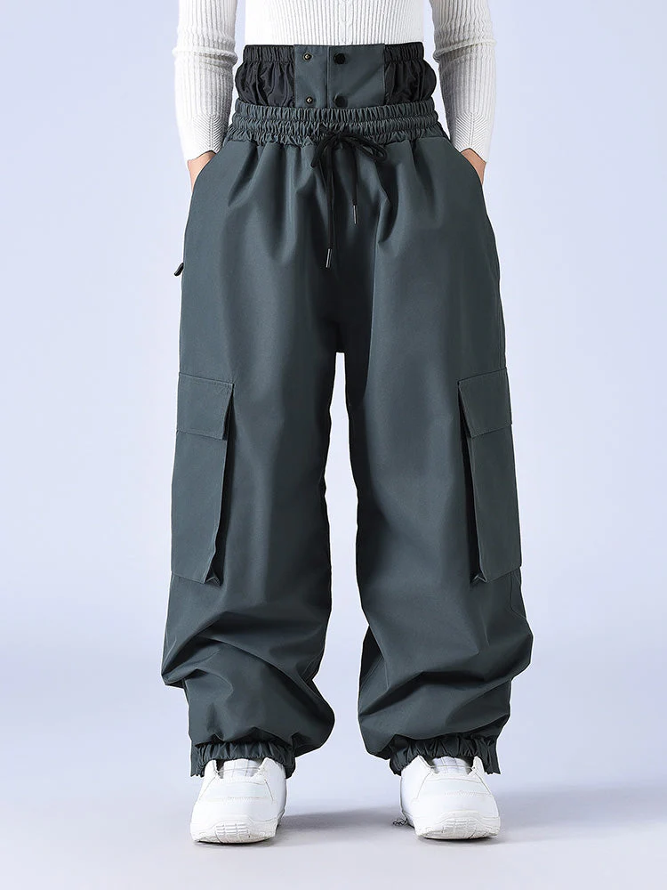 Women's Snow Rebel Mountain Rider Performance Baggy Snow Pants - Image 7