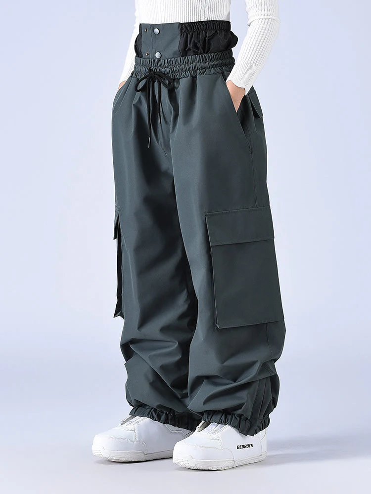 Women's Snow Rebel Mountain Rider Performance Baggy Snow Pants - Image 8