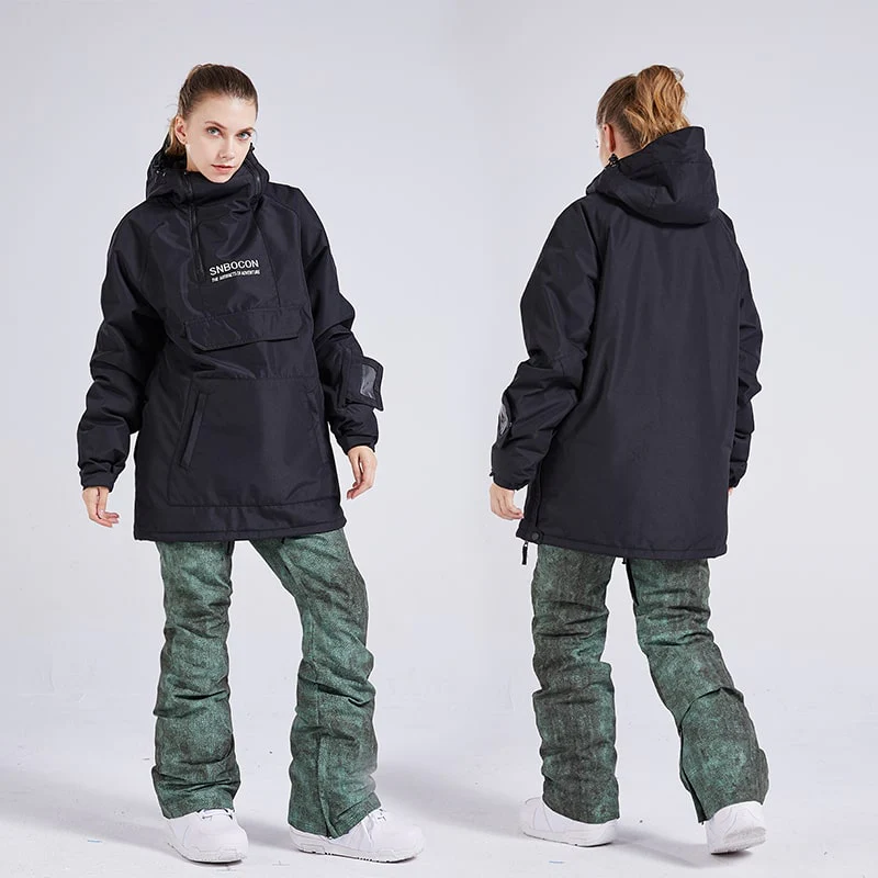 Women's Snow Tech Unisex Pullover Waterproof Snowsuit Set - Image 3