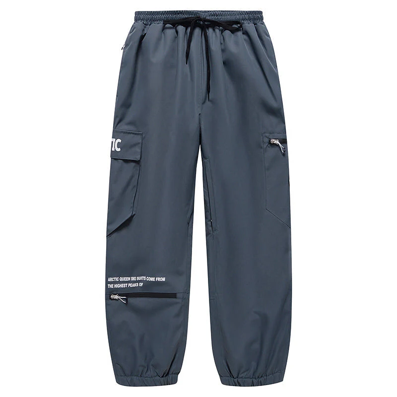 Women's Arctic Queen Trendy Cargo Snowboard Pants - Image 8