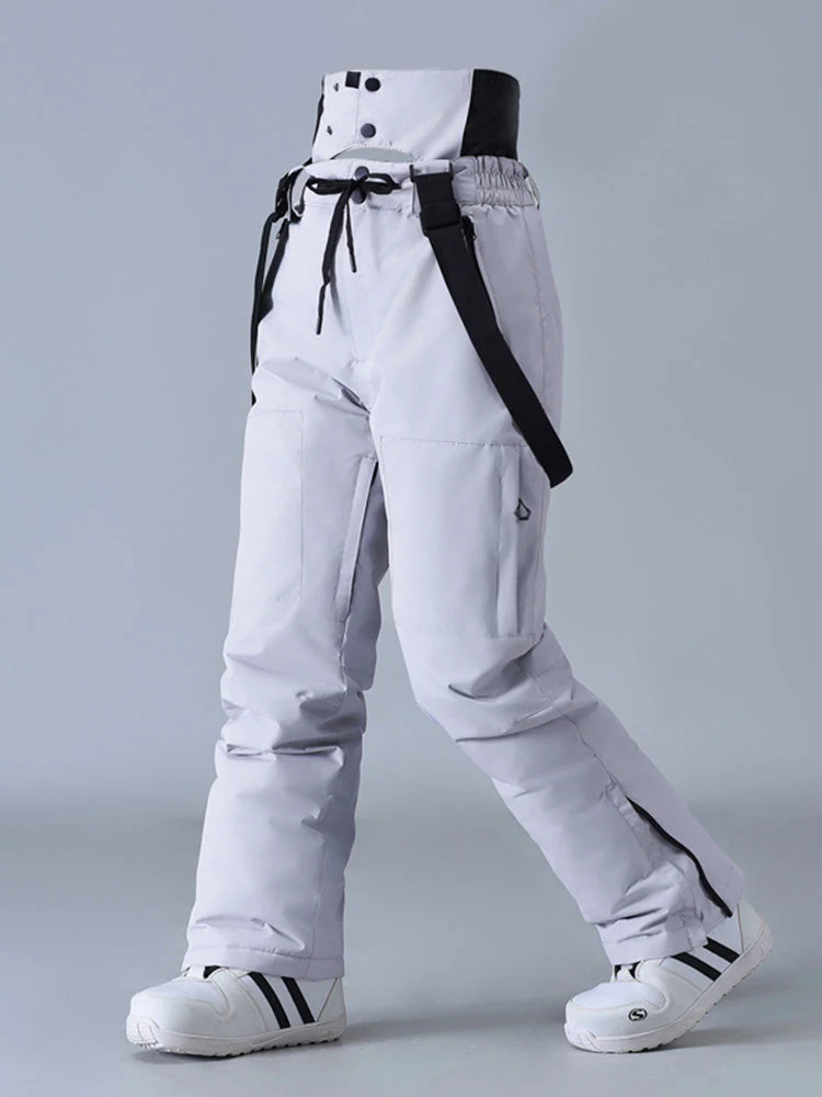 Women's SnowPeak StormGuard All-Weather Insulated Ski Bibs Snow Pants - Image 11