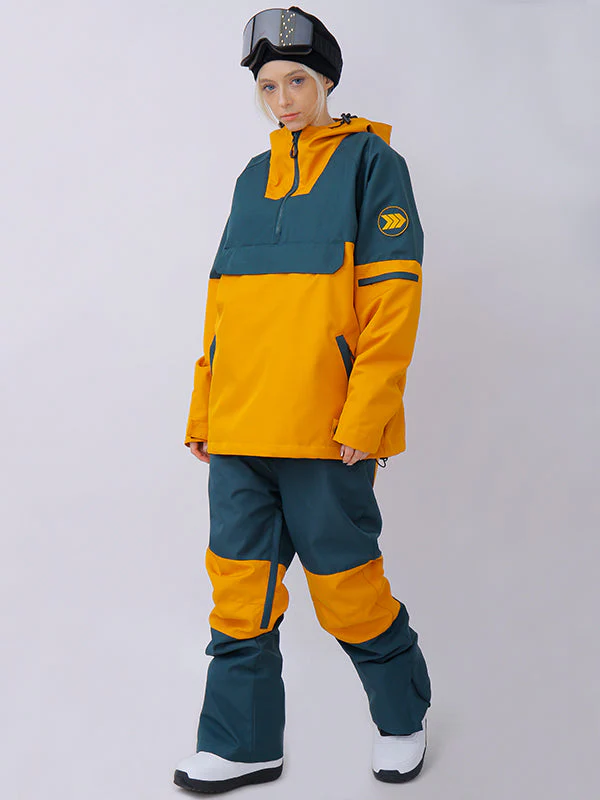 Women's Snowverb Alpine Ranger Colorblock Anorak Snow Jacket - Image 7