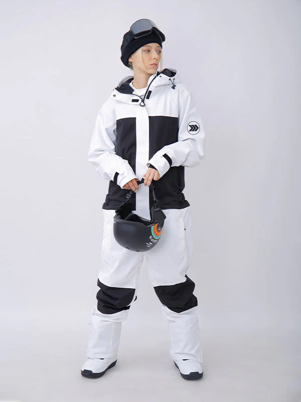 Women's Snowverb Alpine Ranger Colorblock One Piece Snowsuit - Image 5