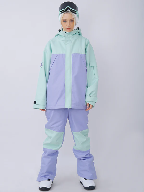 Women's Snowverb Alpine Ranger Colorblock Snowsuits - Image 7