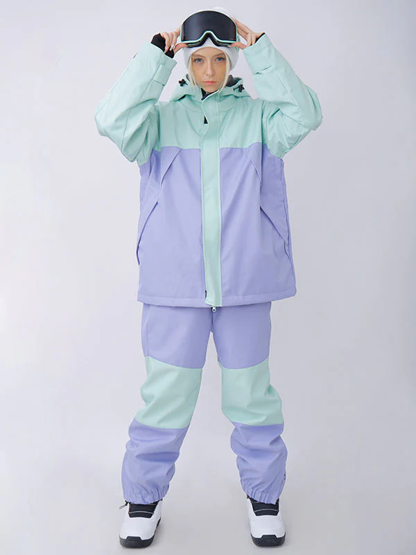 Women's Snowverb Alpine Ranger Colorblock Snowboard Jacket - Image 9