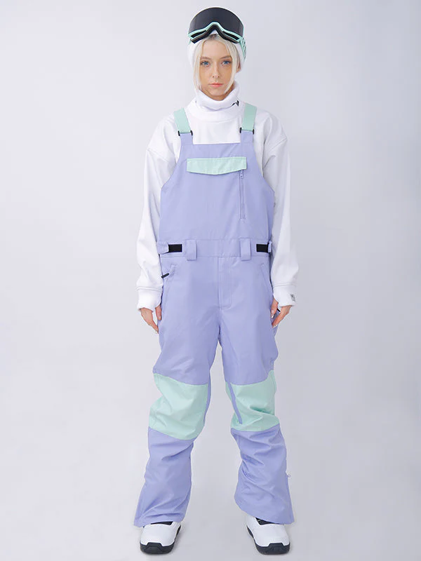 Women's Snowverb Alpine Ranger Bibs Overall Snowboard Pants - Image 9