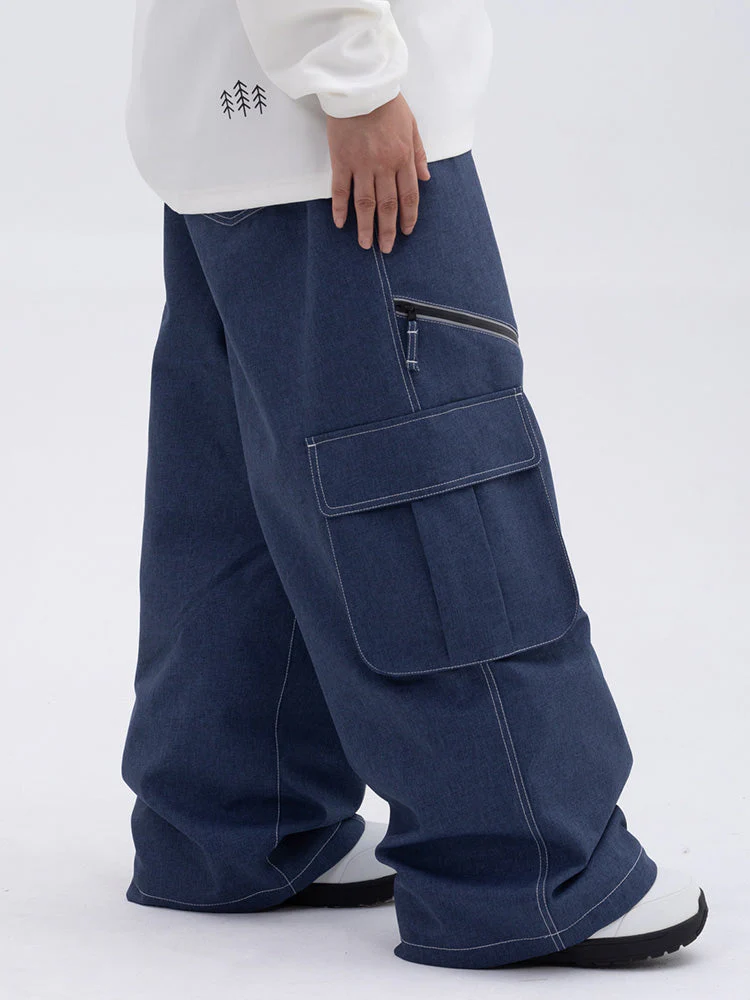 Women's Mountain Chill Streetstorm Oversize Baggy Snow Pants - Image 4