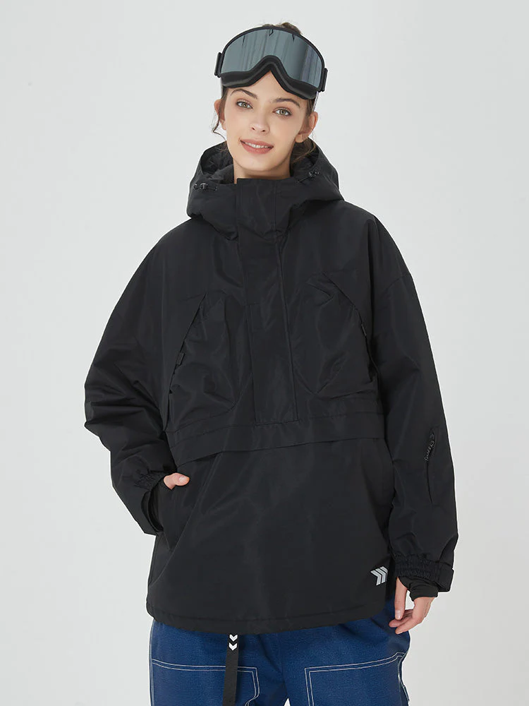Women's Mountain Freerider Baggy Anorak Snowboard Jacket - Image 10