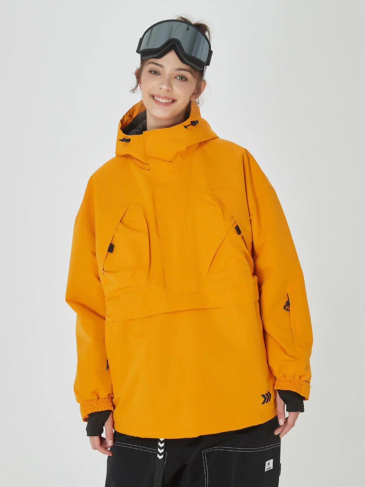Women's Mountain Freerider Baggy Anorak Snowboard Jacket - Image 6