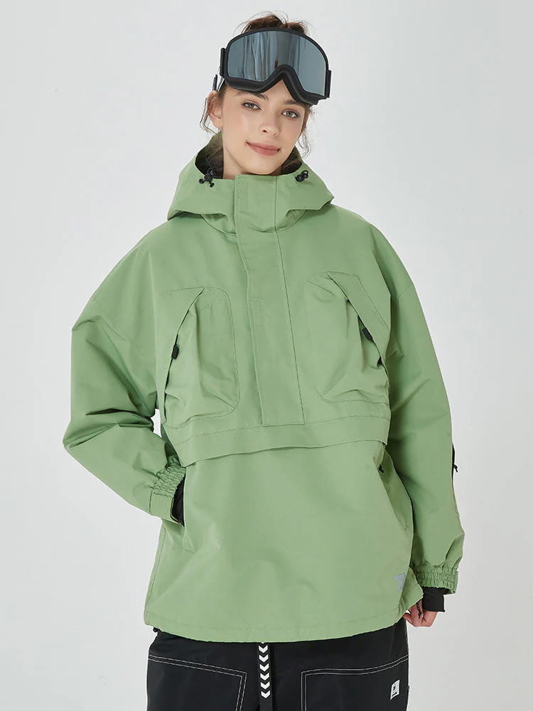 Women's Mountain Freerider Baggy Anorak Snowboard Jacket - Image 8