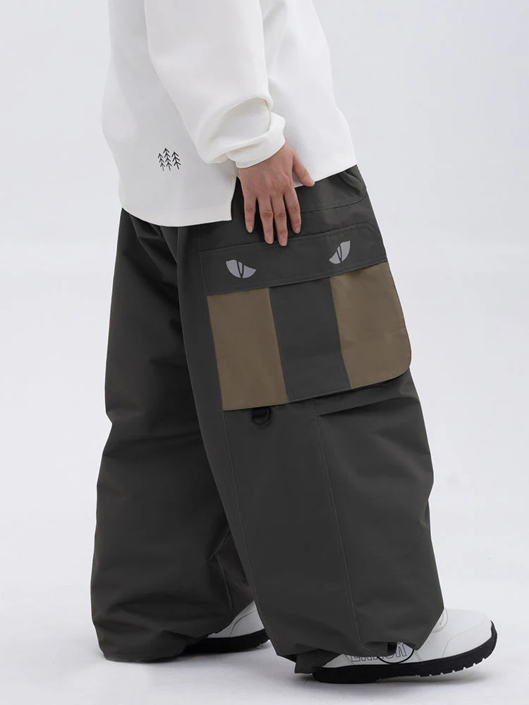 Women's Skyguard Utility Extra Baggy Cargo Snow Pants - Image 6