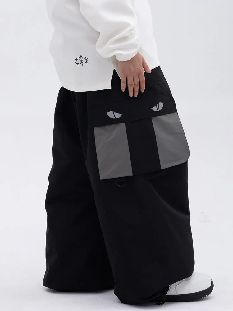 Women's Skyguard Utility Extra Baggy Cargo Snow Pants - Image 8