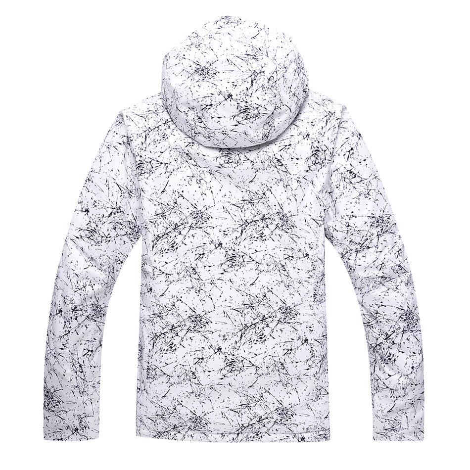 Women's Unisex Snowy Owl Mountain Ice Breaker Waterproof Hooded Ski Jacket - Image 3