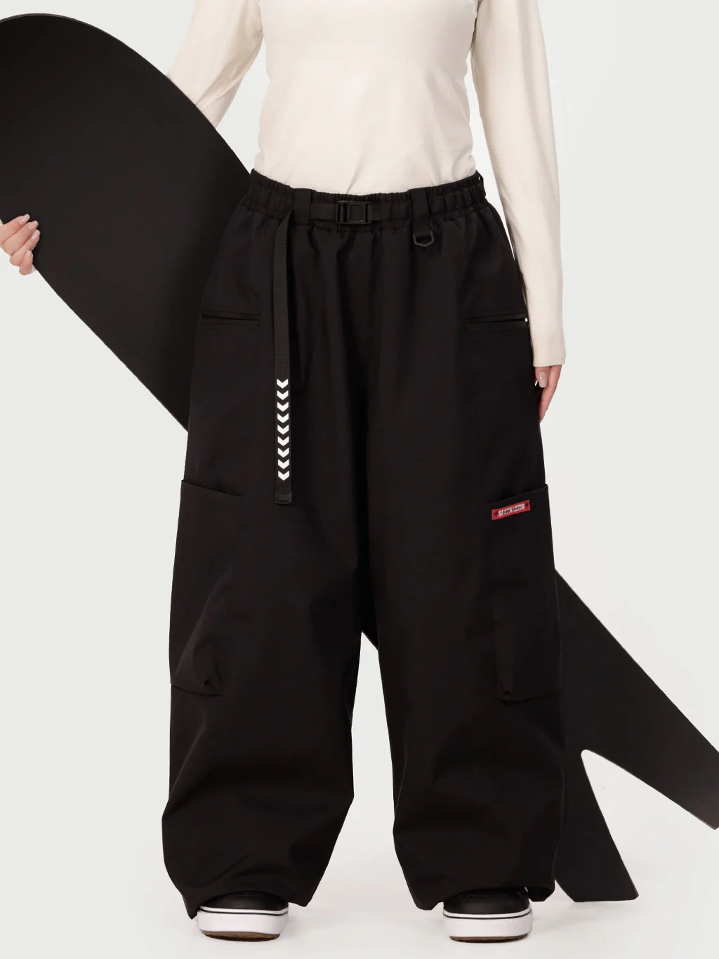 Women's Techline Durable Stretch Utility Cargo Snow Pants – Baggy Freestyle Fit - Image 16