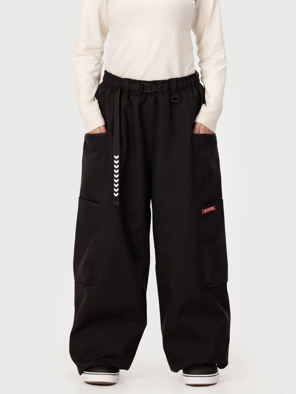 Women's Techline Durable Stretch Utility Cargo Snow Pants – Baggy Freestyle Fit - Image 18