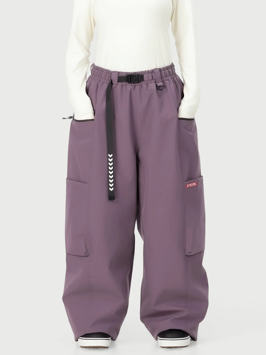 Women's Techline Durable Stretch Utility Cargo Snow Pants – Baggy Freestyle Fit - Image 23
