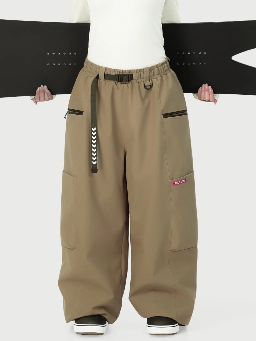 Women's Techline Durable Stretch Utility Cargo Snow Pants – Baggy Freestyle Fit - Image 31