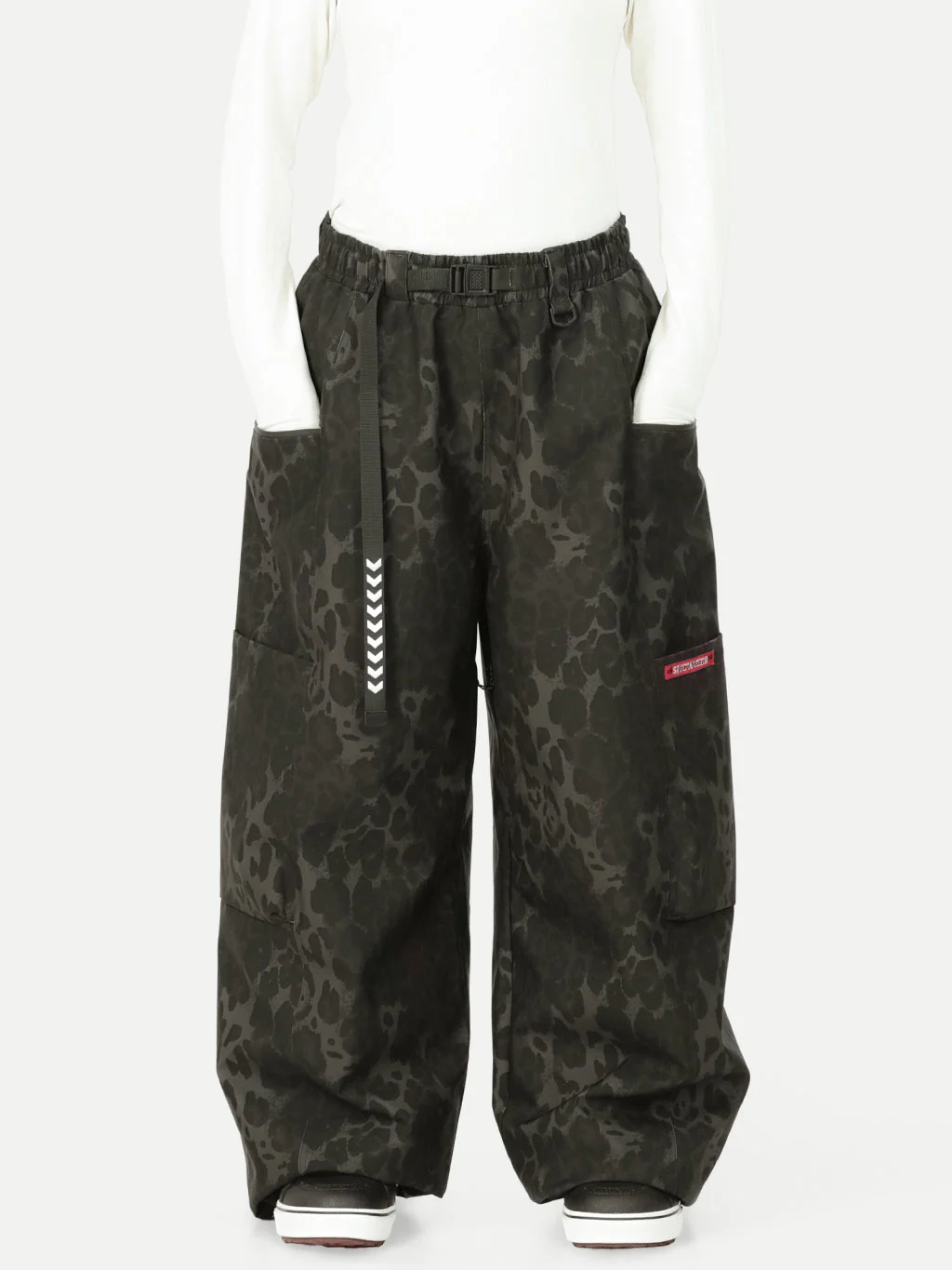 Women's Techline Durable Stretch Utility Cargo Snow Pants – Baggy Freestyle Fit - Image 38