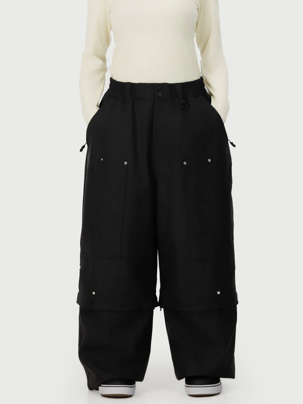 Women's UrbanCraft Double Knee Utility Cargo Snow Pants with Rivet-Reinforced Panels - Image 15