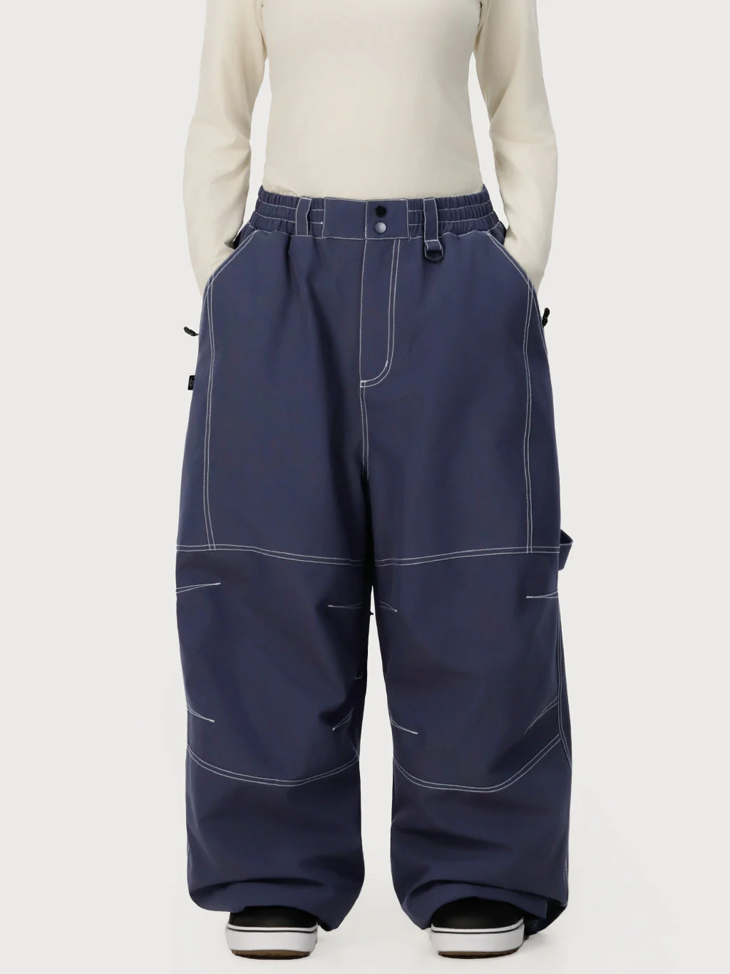 Women's UrbanCraft Workwear Baggy Snow Pants with Enhanced Knee Mobility Design - Image 9