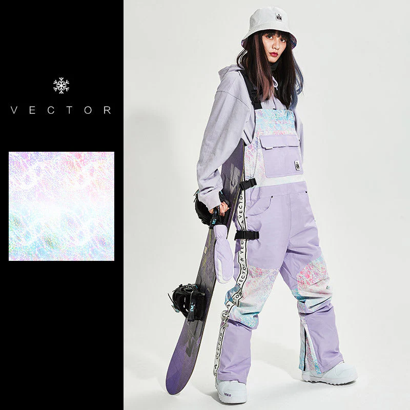 Women's Vector Mountain Queen Insulated Overalls Bib Snow Pants - Image 13
