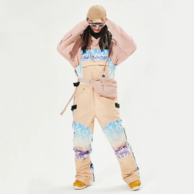 Women's Vector Mountain Queen Insulated Overalls Bib Snow Pants - Image 2