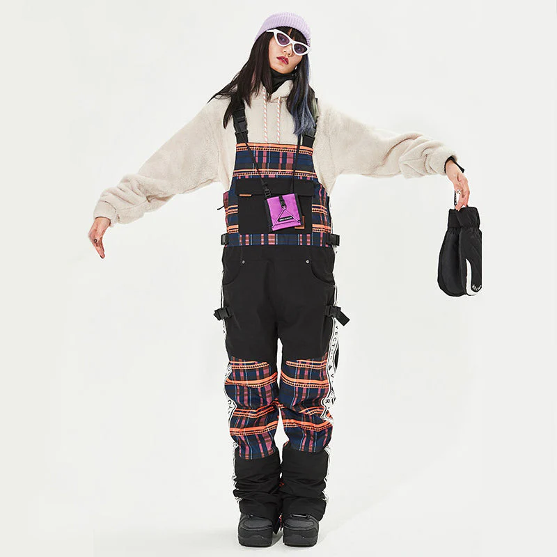 Women's Vector Mountain Queen Insulated Overalls Bib Snow Pants - Image 7