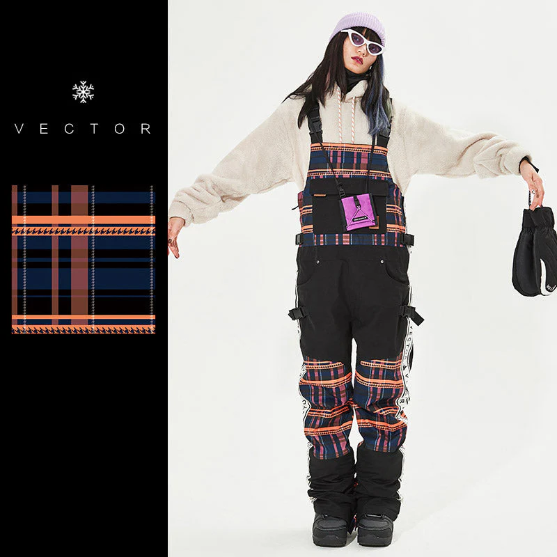 Women's Vector Mountain Queen Insulated Overalls Bib Snow Pants - Image 8