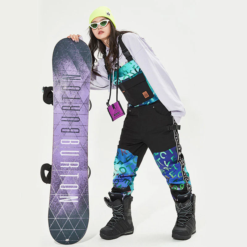 Women's Vector Mountain Queen Insulated Overalls Bib Snow Pants - Image 9