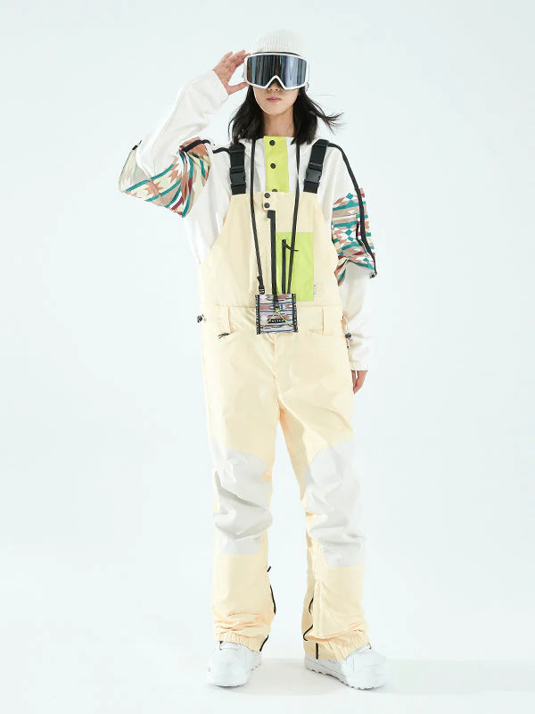 Women's Vector Winter Invitation Reflective Snow Pants Bibs - Image 4