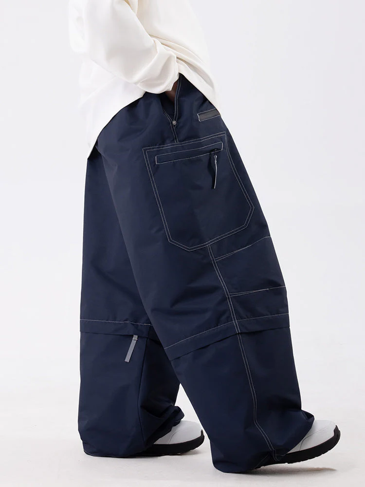 Women's Wild Soul Steeze HypeShred Baggy Utility Cargo Snow Pants / Shorts - Image 6