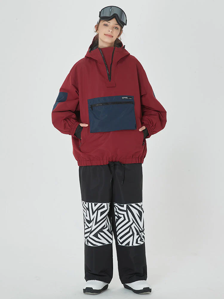 Women's Winter Baggy Snowboard Suit Prime Bomber Snow Jacket & Pants - Image 8