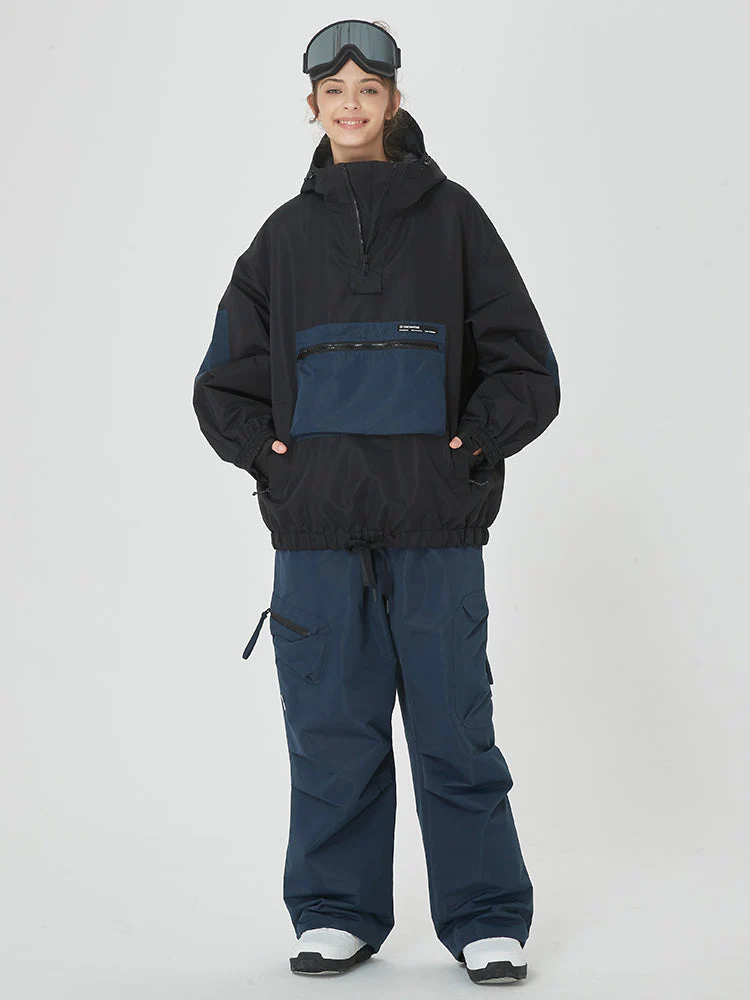 Women's Winter Bomber Snow Suit Prime Baggy Snowboard Jacket & Pants - Image 13