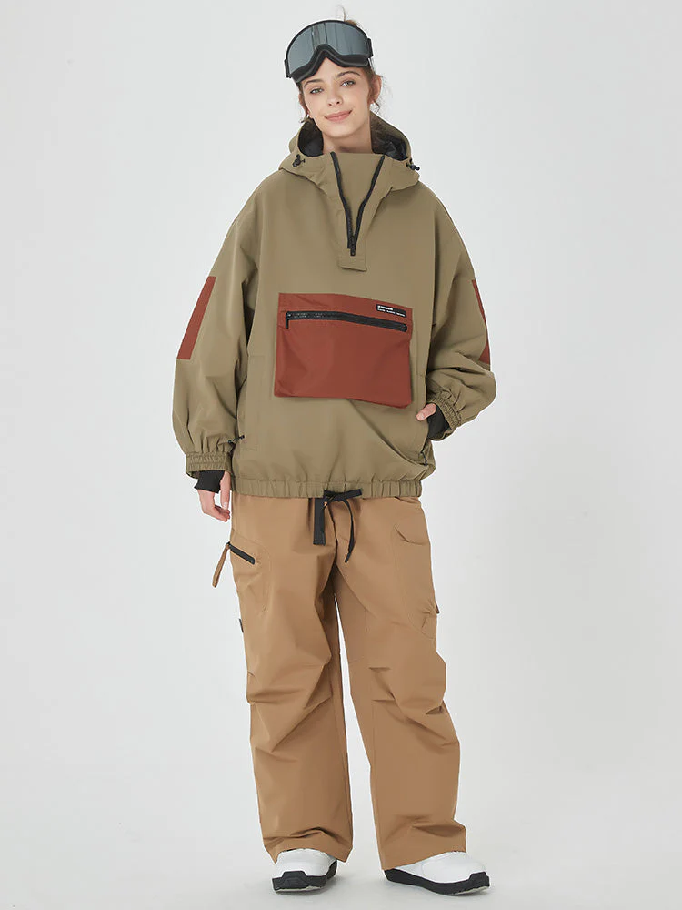 Women's Winter Bomber Snow Suit Prime Baggy Snowboard Jacket & Pants - Image 6