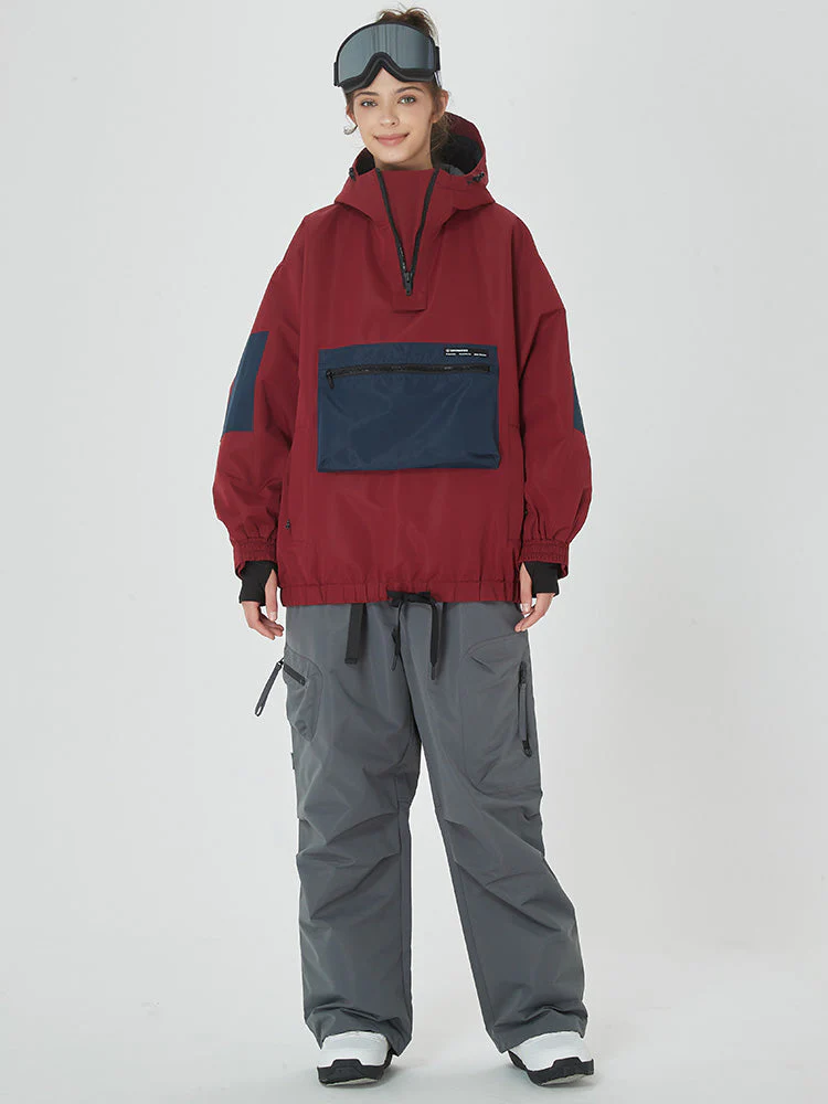 Women's Winter Bomber Snow Suit Prime Baggy Snowboard Jacket & Pants - Image 7