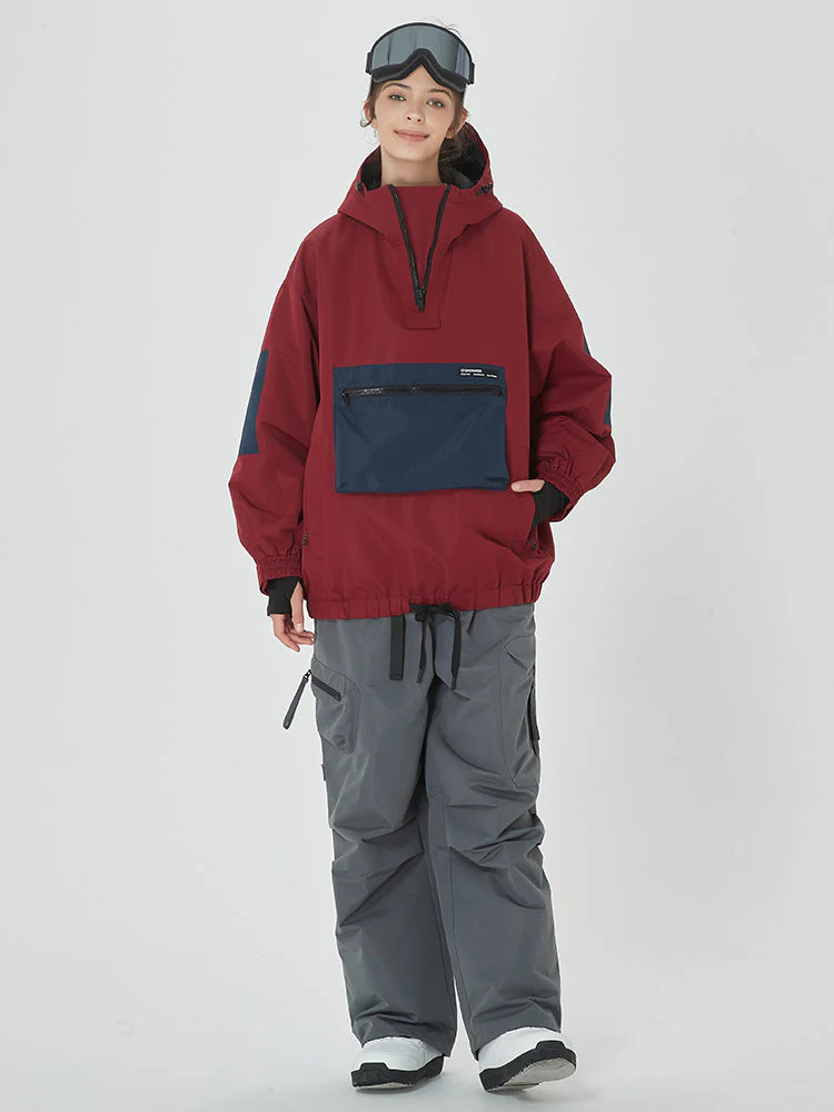 Women's Winter Bomber Snow Suit Prime Baggy Snowboard Jacket & Pants - Image 8