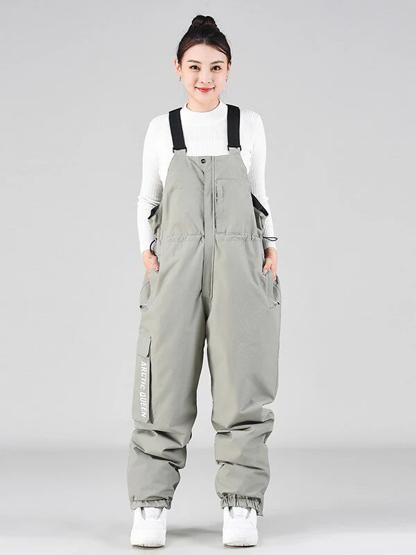 Women's Winter Slope Shredding Snowboard Pants Bibs - Image 11